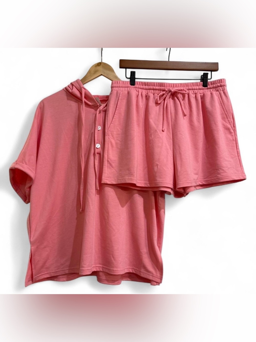 Aucoin Boutique Loungewear/Pajama Set With Shirt & Shorts XL New